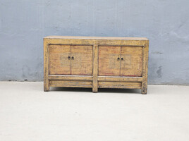 52-4451, Yellow sideboard with 4 doors
