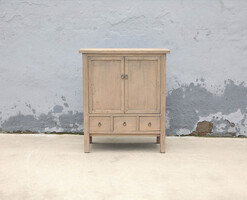 52-6030, Wooden cabinet with doors and drawers 