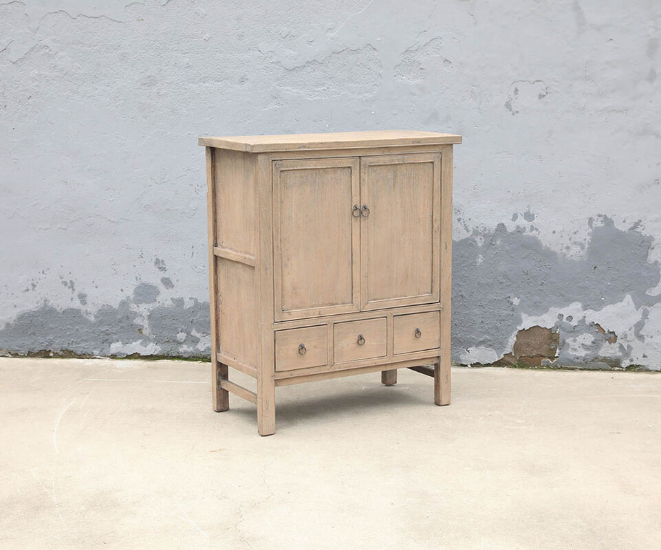 52-6030, Wooden cabinet with doors and drawers 