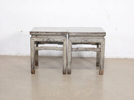 52-9585, Set of 2 grey side tables