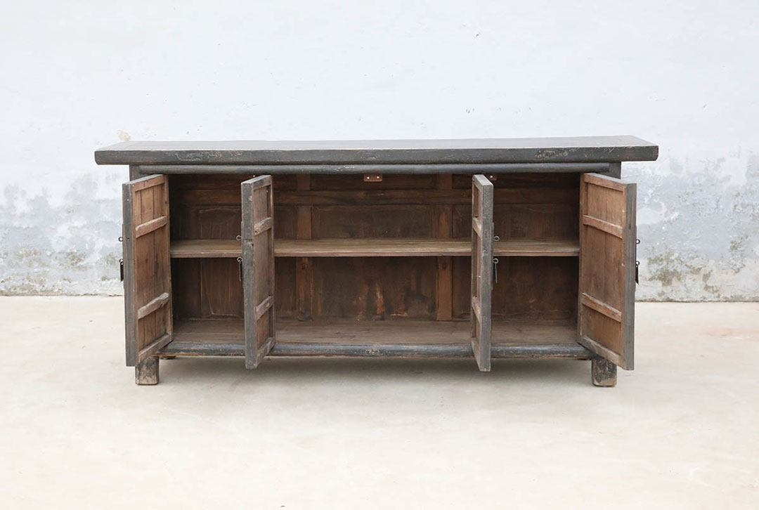 A119, Black sideboard with 4 doors