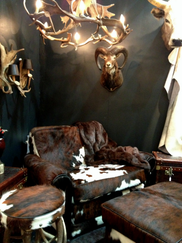 Antler furniture,cow skin furniture, antler lamp, taxidermy