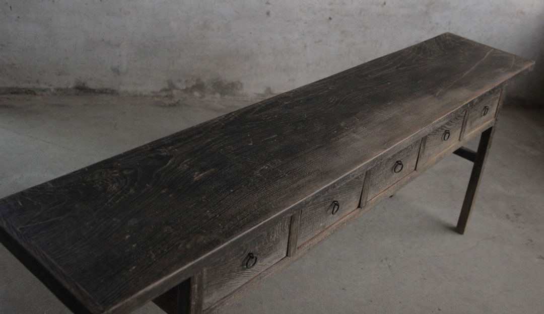 BT-1263, Side table with 5 drawers