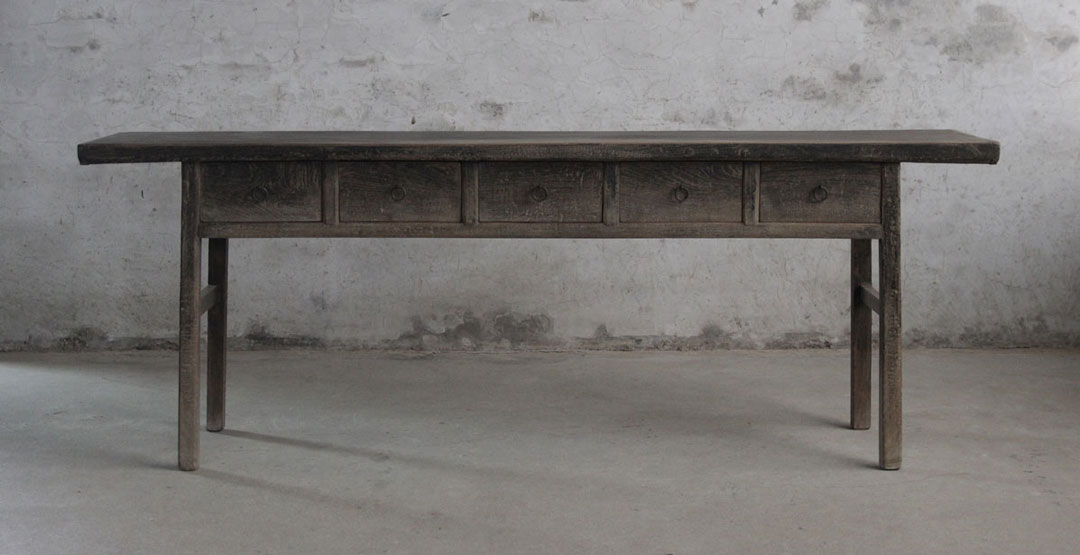 BT-1263, Side table with 5 drawers