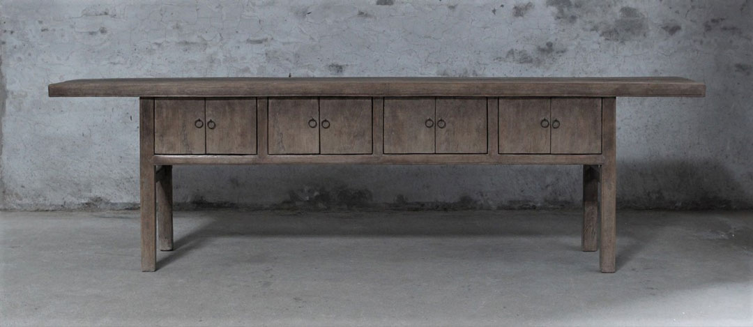 BT-1443, Side table with 8 doors