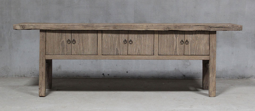 BT-1537, Side table with 6 doors 