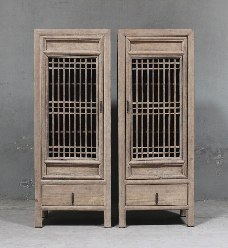 BT-1969, Set of 2 cabinets with vintage doors