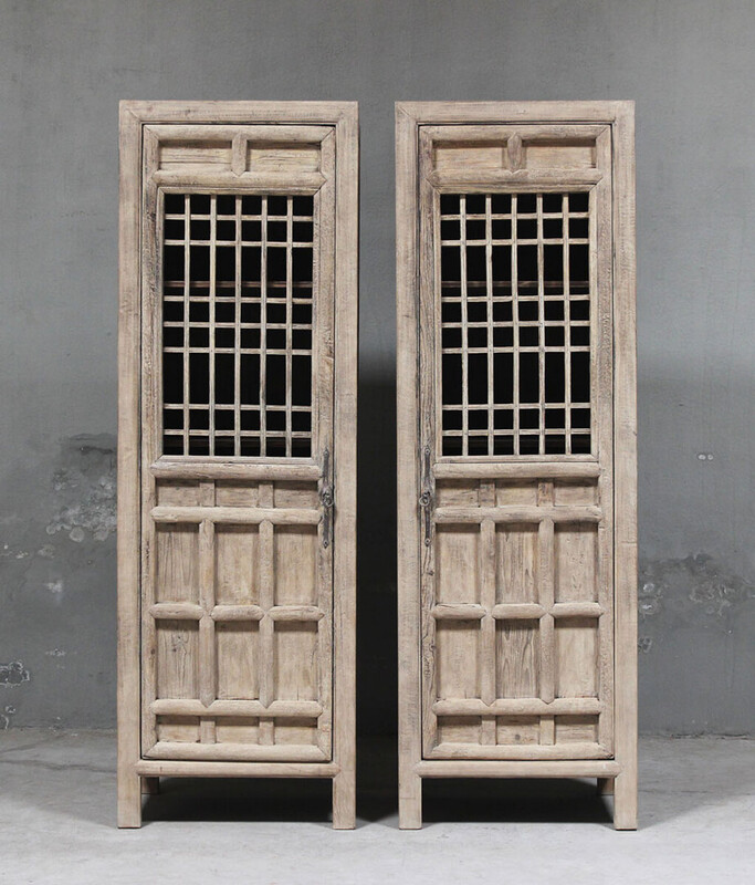 BT-1977, Set of 2 cabinets with vintage doors
