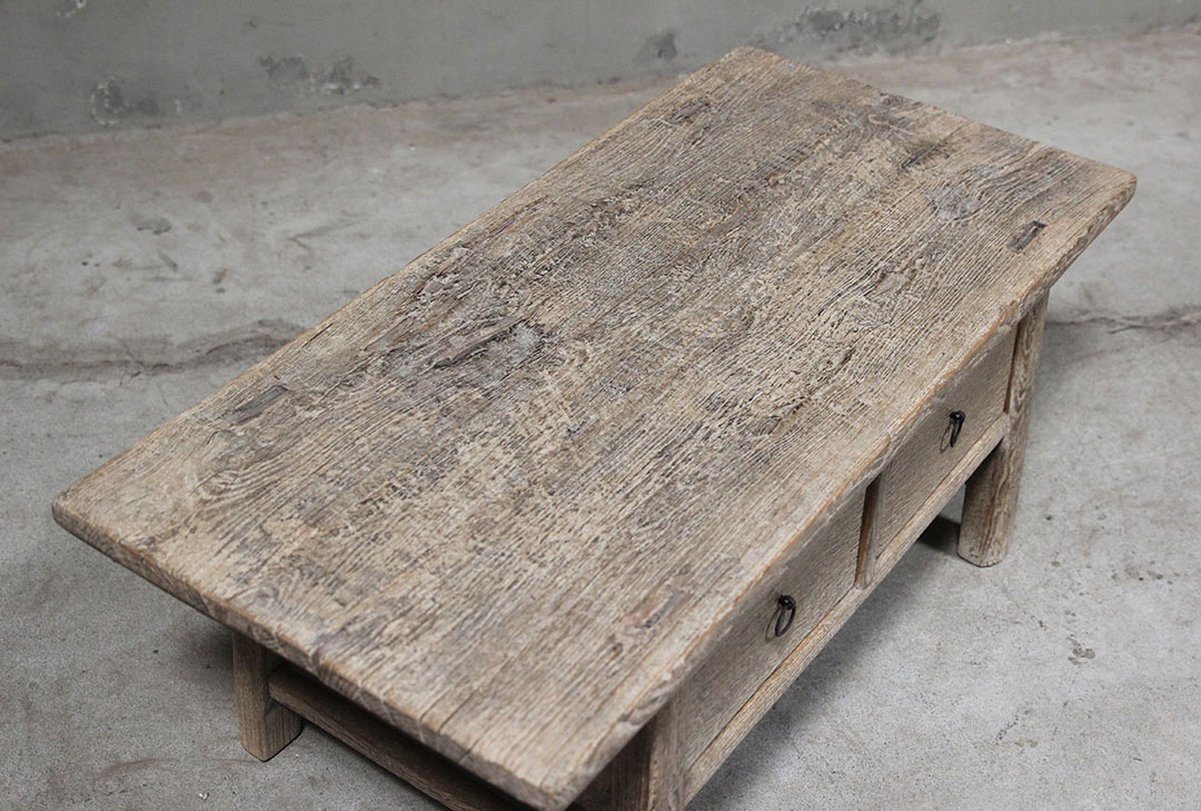 BT-1998, Wooden coffee table with 2 drawers