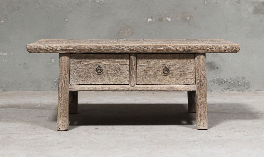 BT-1998, Wooden coffee table with 2 drawers