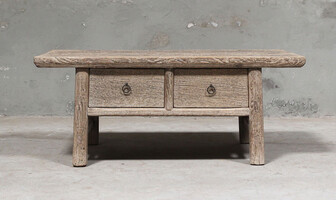 BT-1998, Wooden coffee table with 2 drawers