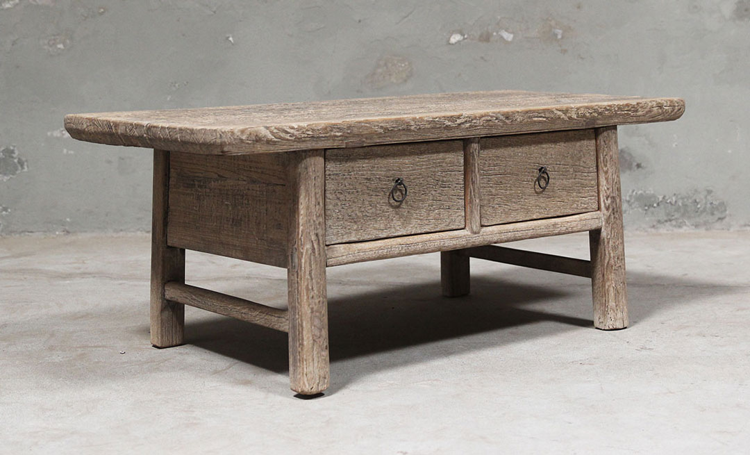 BT-1998, Wooden coffee table with 2 drawers