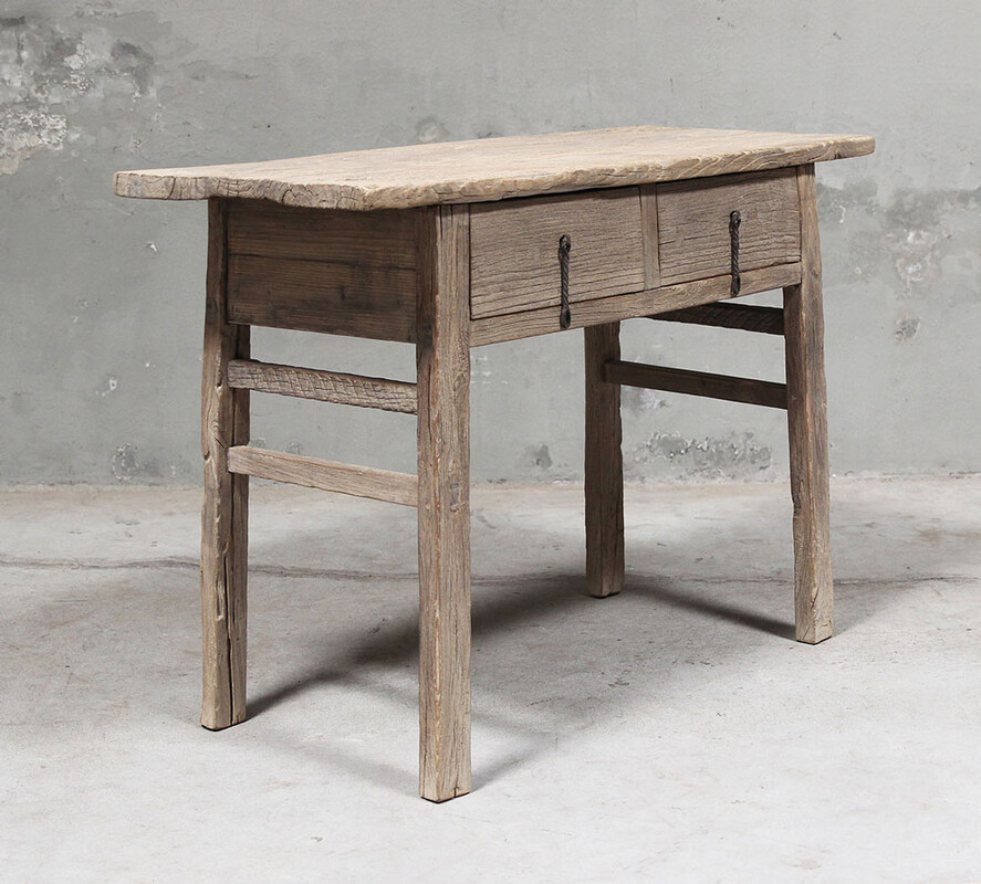 BT-2004, Wooden side table, 2 drawers