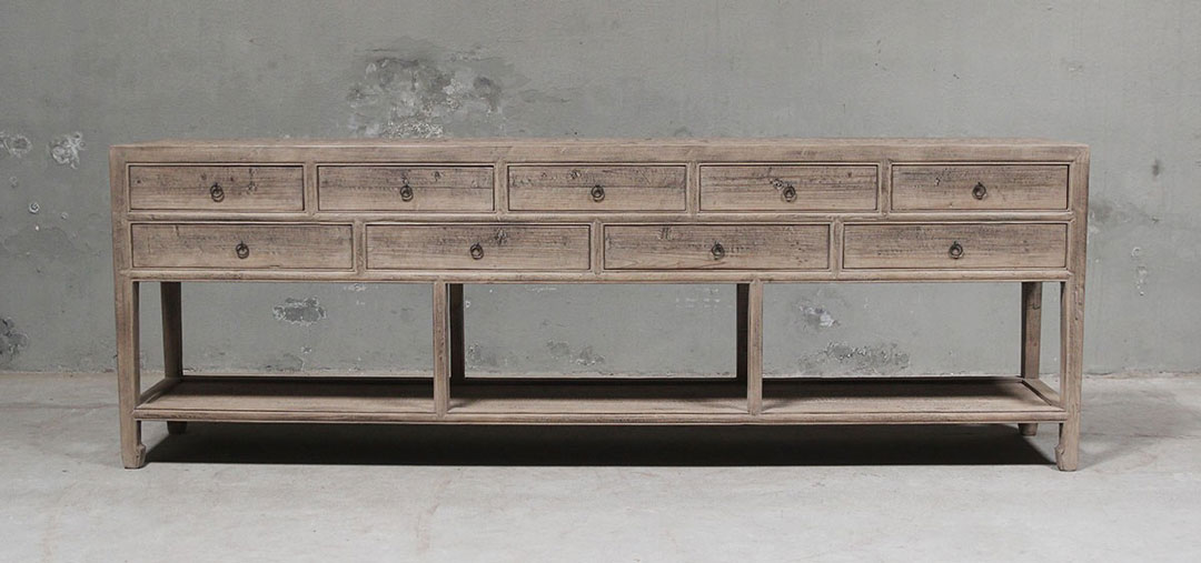 BT-2015, Side table with 9 drawers