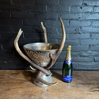 CG 222, Antler champagne cooler with Swarovski 