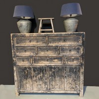 DS 113, Sideboard with 4 doors and 8 drawers