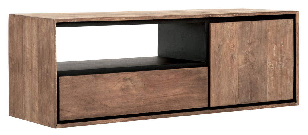 DS 501, Hanging tv cabinet with doors, drawers and open space