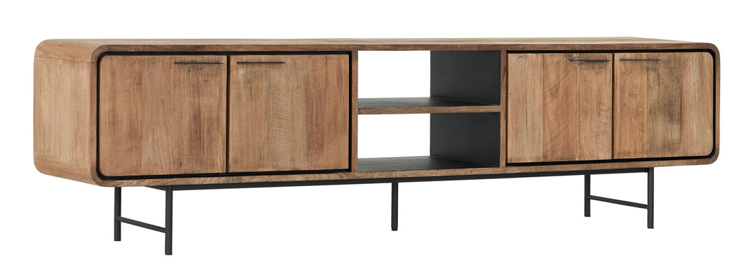 DS 506, TV cabinet with doors and open space