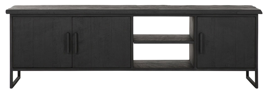 DS 514, Dark tv cabinet with doors and open space