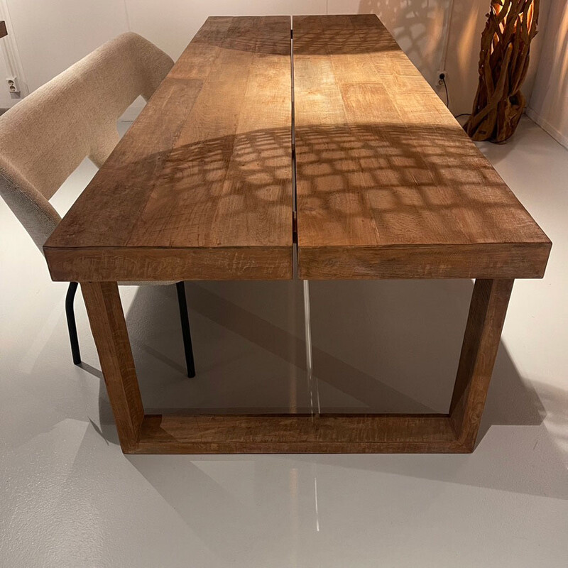 Epoxy tafel kastanje 280 cm x 100 cm - Epoxy and Wood