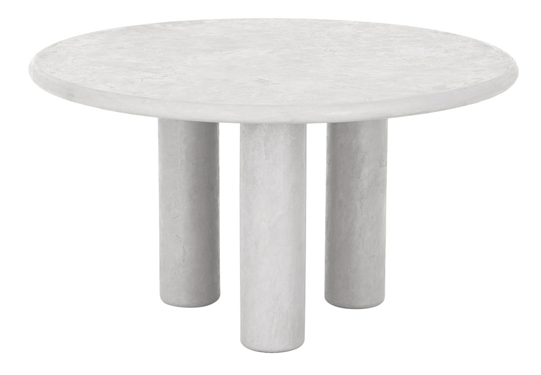 ET 328, Round concrete look dining table 