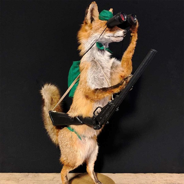 Funny stuffed fox sales