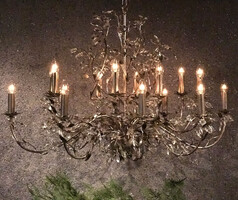 HL 108, Graceful chandelier, silver