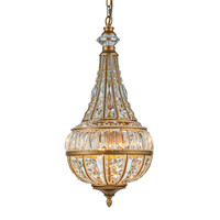 HL 201, Chandelier gold and Cristals 