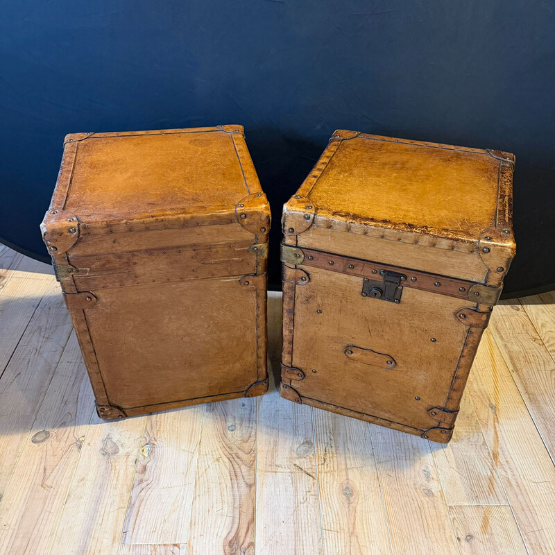 KO 187, Leather trunk set