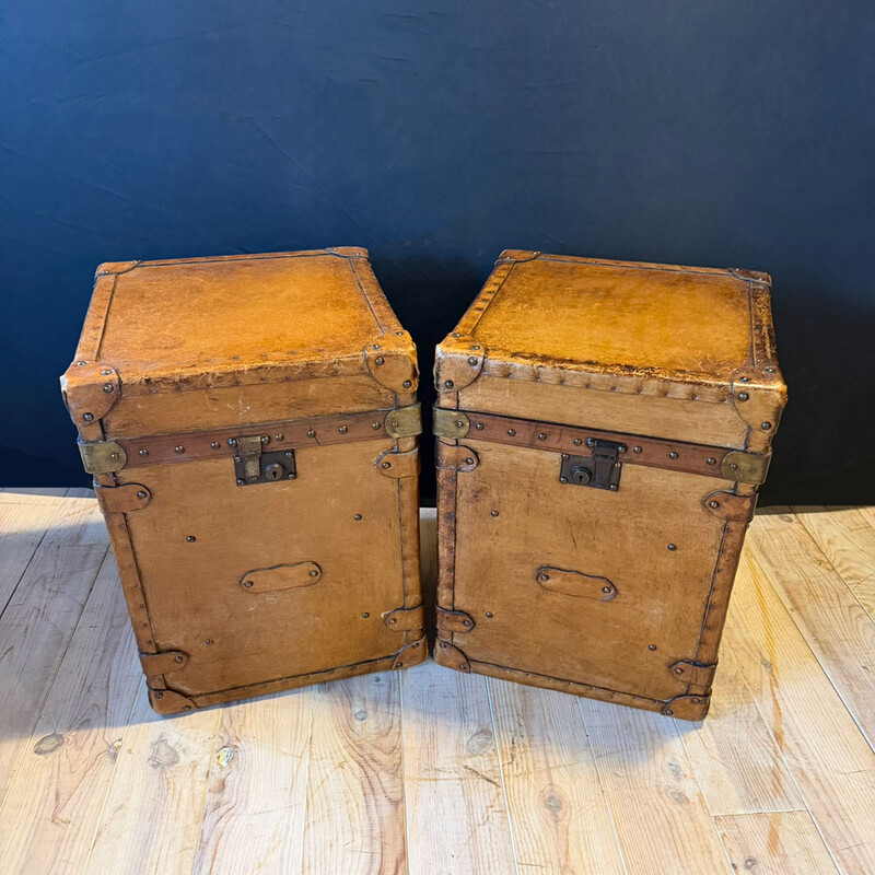 KO 187, Leather trunk set