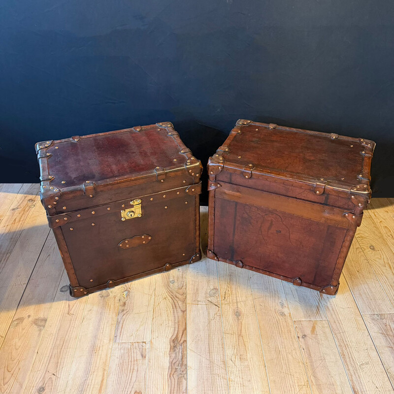 KO 189, Braun leather trunk set