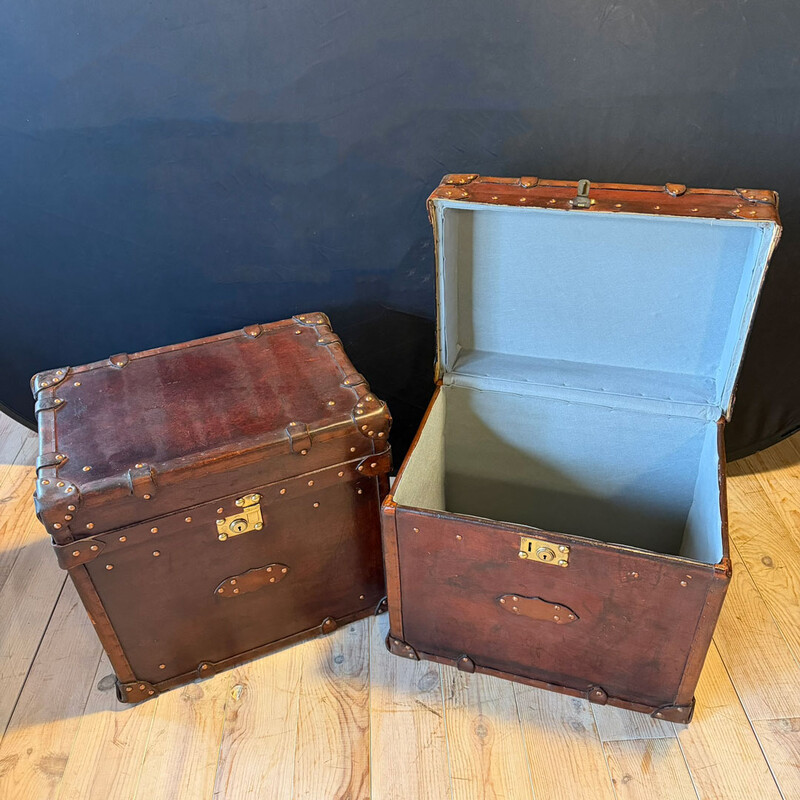 KO 189, Braun leather trunk set