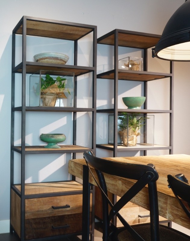 mengsel onvoorwaardelijk metro Open kast gemaakt van metaal en hout. Wood / Iron collectie - Kasten - landelijke meubels, Meubels voor landelijke inrichting, - De Jong Interieur mengsel onvoorwaardelijk metro Open kast gemaakt van metaal en hout. Wood / Iron collectie - Kasten - landelijke meubels, Meubels voor landelijke inrichting, - De Jong Interieur