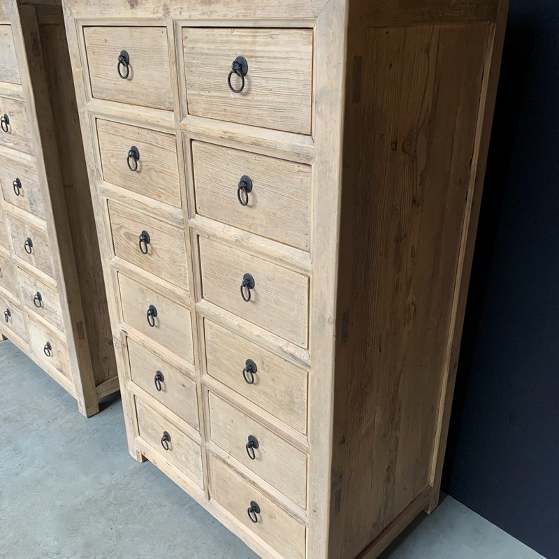 Optimaal eend verbergen KT 158, Cabinet with 12 drawers - Kasten - landelijke meubels, Meubels voor  landelijke inrichting, - De Jong Interieur