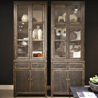 KT 187, Black sideboard with doors and drawers