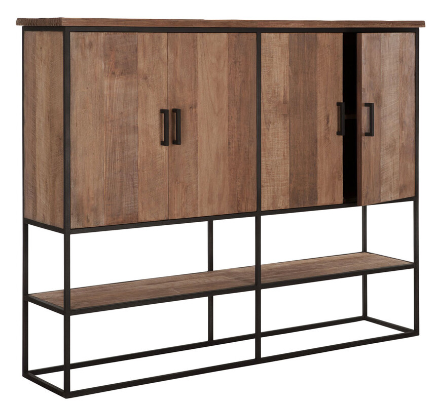 KT 307, Cabinet with 4 doors and shelfs