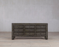 L-06, Grey sideboard with 9 drawers