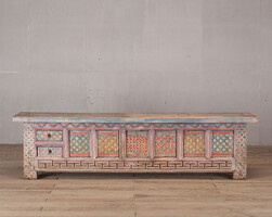 L-29, TV cabinet made of colored wood 