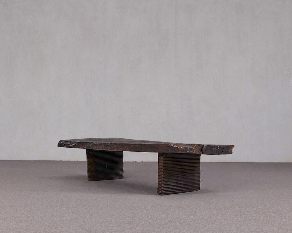L-40, Black wooden coffee table 