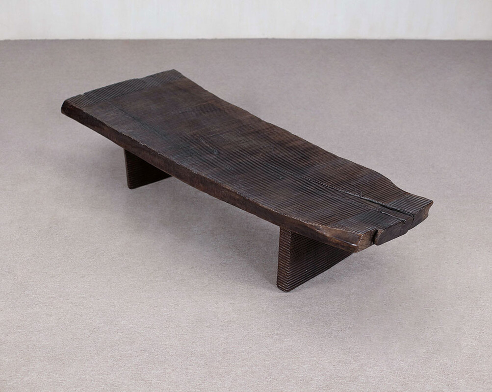 L-40, Black wooden coffee table 