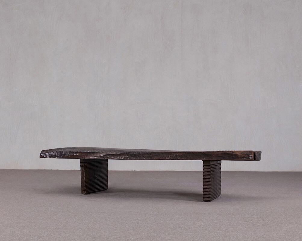 L-40, Black wooden coffee table 