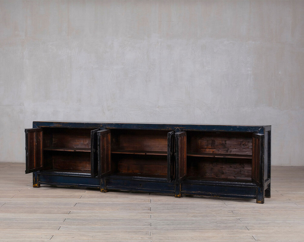 L-64, Blue sideboard with 6 doors 