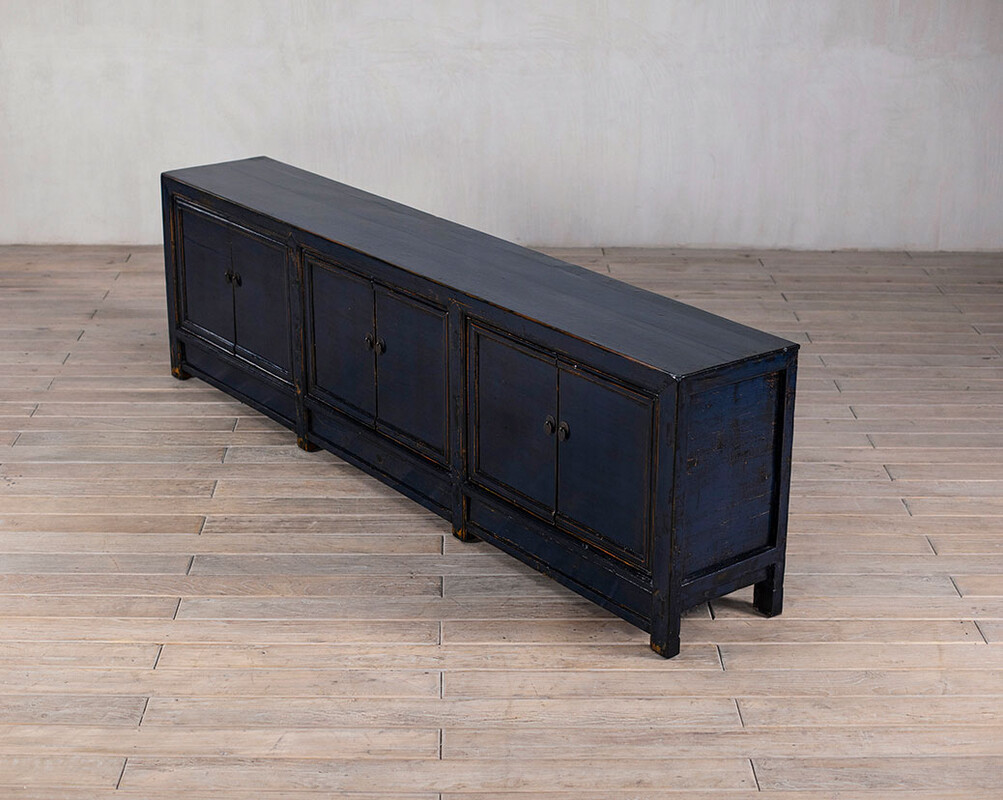 L-64, Blue sideboard with 6 doors 