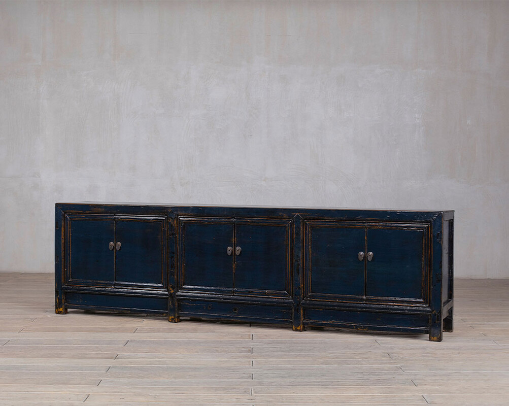 L-64, Blue sideboard with 6 doors 