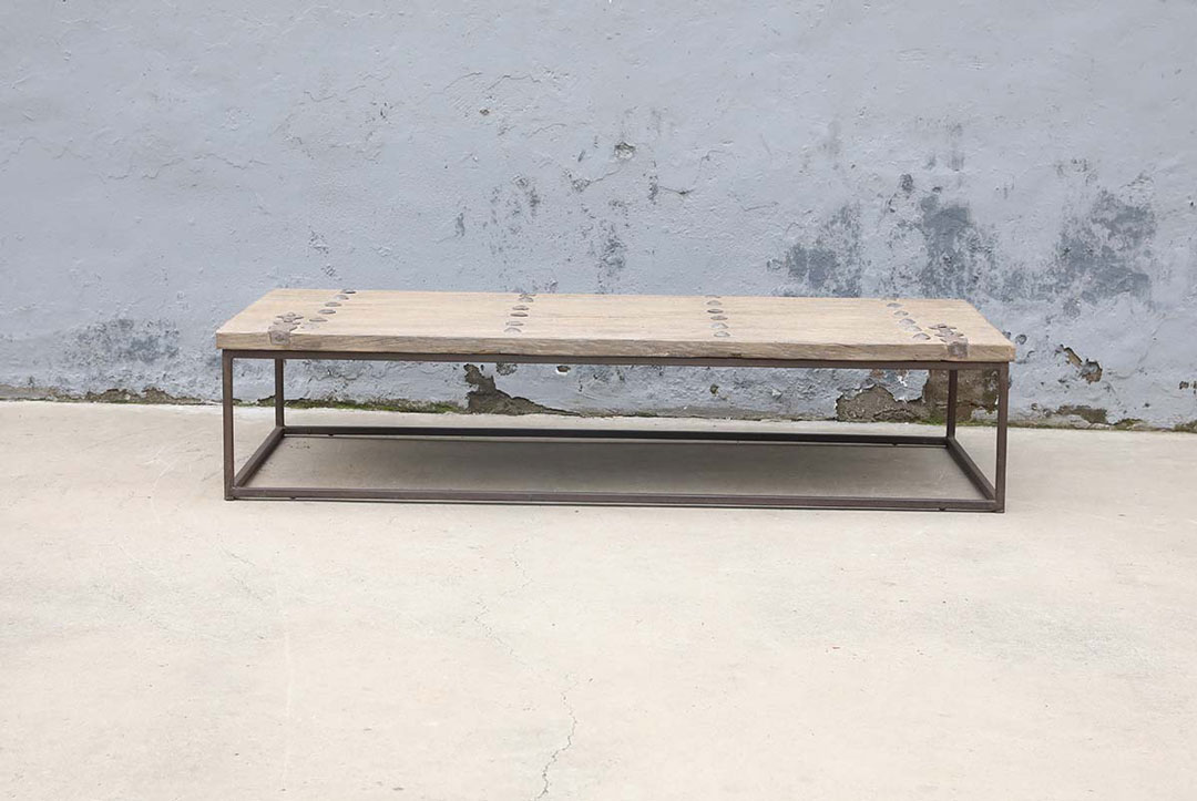 L208, Coffee table from old door