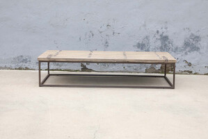 L208, Coffee table from old door