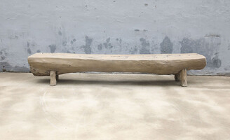 L248, Tree trunk bench/table