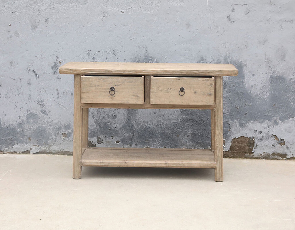 L286, Side table with 2 drawers