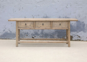 L286, Side table with 3 drawers