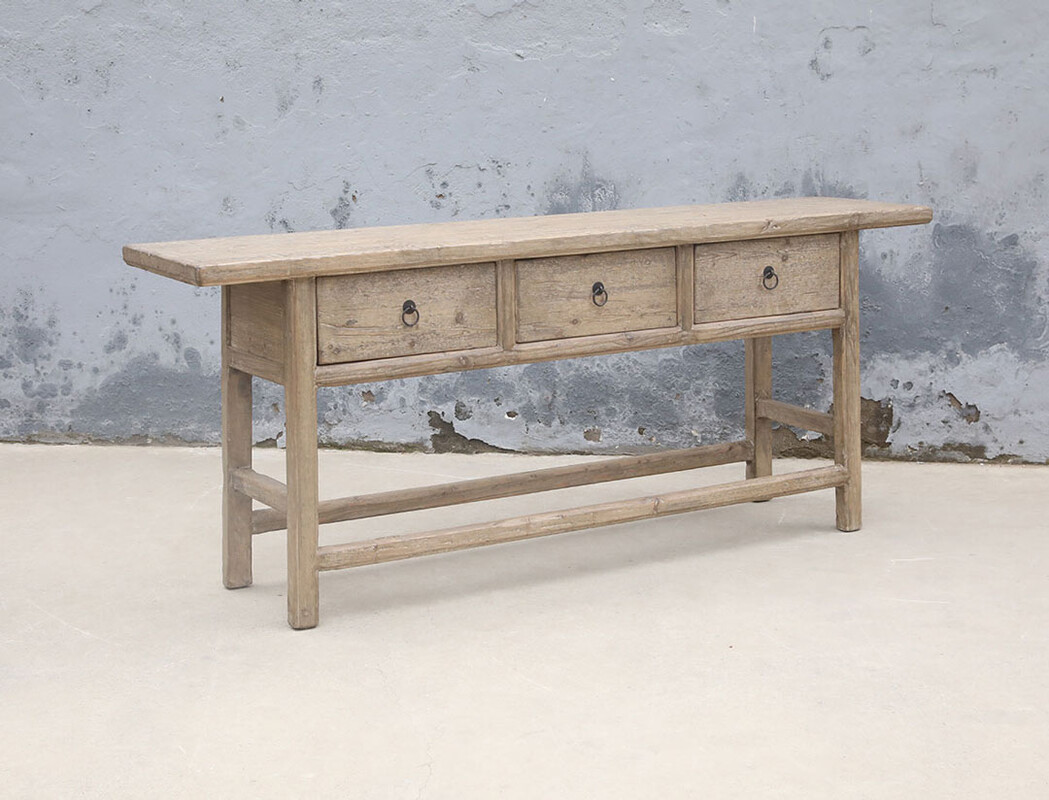 L287, Side table with 3 drawers